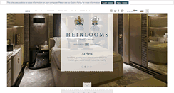 Desktop Screenshot of heirlooms-linens.com